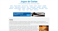 Desktop Screenshot of jogosdecartas.hut.com.br